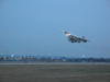 [PHOTO: Concorde approaching runway at dusk (307kB)]